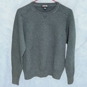 Kirkland Signature Men's Charcoal Crewneck Sweater